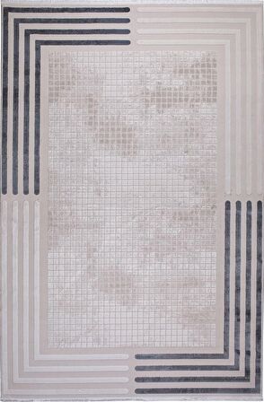 Kreasyon Yolluk Halısı Modern 80x150 Elkenz 7561 Bej