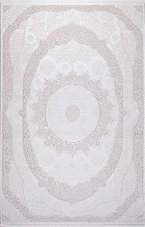 Kreasyon Yolluk Halısı Modern 80x150 Elkenz 7552 Bej