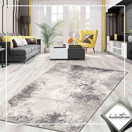 Efsane Salon Halısı Modern 200x290 Dakota 31861 095 Gri