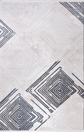 Kreasyon Yolluk Halısı Modern 80x150 Elkenz 7551 Bej