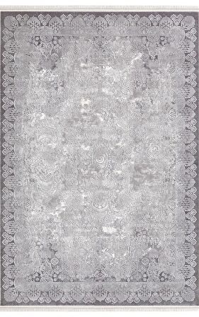 Dinarsu Oval Yolluk Halısı Modern 80x150 Arora 31885 095 Gri