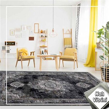 Dinarsu Yolluk Halısı Klasik 80x300 Arora 34678 090 Gri