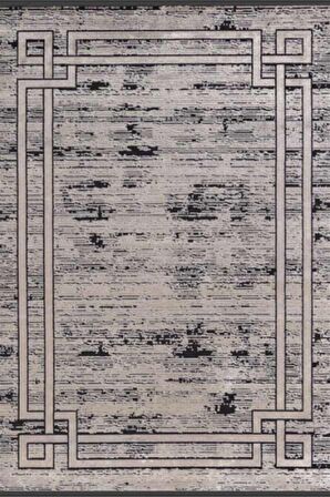 Merinos Yolluk Halısı Modern 80x150 Bamboo Lavi 34666 970 Siyah