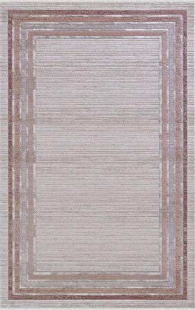 Merinos Oda Halısı Modern 150x233 Diyez 34930 055 Pembe Açık