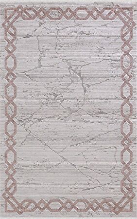 Merinos Oda Halısı Modern 150x233 Diyez 34931 055 Pembe Açık