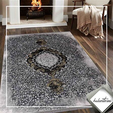Merinos Yolluk Halısı Klasik 80x150 Rodin 34672 093 Gri