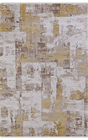 Padişah Oda Halısı Modern 150x233 Sümela 34935 075 Sarı