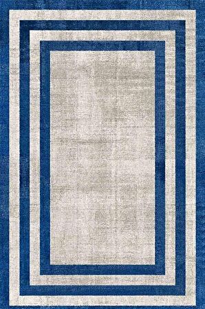 Kreasyon Dijital Oda Halısı Modern 120x180 Pandora 2775 Mavi