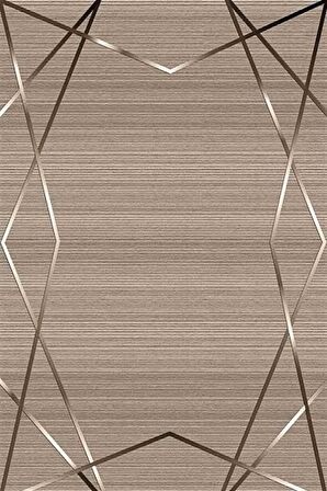 Kreasyon Dijital Salon Halısı Modern 180x250 Pandora 2715 Vizon