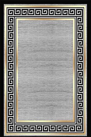 Kreasyon Dijital Salon Halısı Modern 180x250 Pandora 2722 Gri