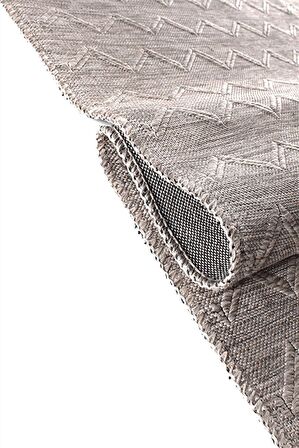 Kreasyon Halı Kesme Yolluk Halısı 100x400 Shadows A0036 Vizon
