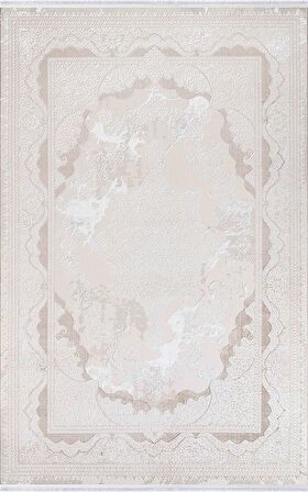 İpek Yolluk Halısı Klasik 80x150 Sihir 17301 Krem