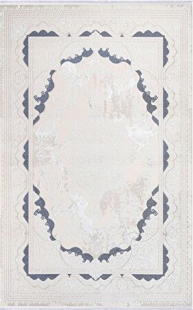 İpek Yolluk Halısı Klasik 80x150 Sihir 17351 Krem