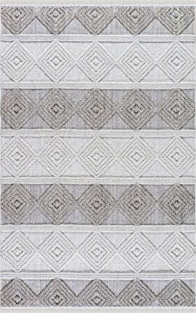 Padişah Oda Halısı Modern 120x180 Ferida 61578 096 Gri