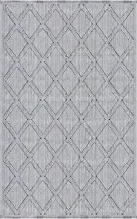 Padişah Oda Halısı Modern 120x180 Ferida 61579 095 Gri