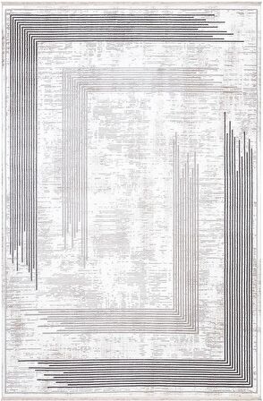 İpek Halı Modern Gordion 16108 Gri