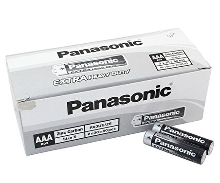 PANASONIC MANGANEZ İNCE KALEM PİL (60LI PAKET)