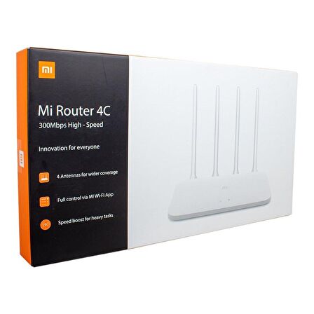 Weko Xiaomi Mi Uyumlu 4C 300 Mbps 2.4Ghz Kablosuz 4 Anten Router Sku: Dvb4231Gl