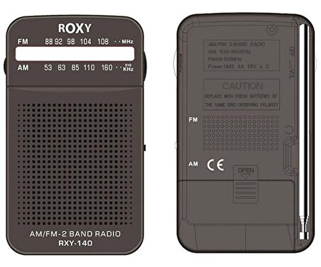 ROXY RXY-140FM CEP TİPİ MİNİ ANALOG RADYO