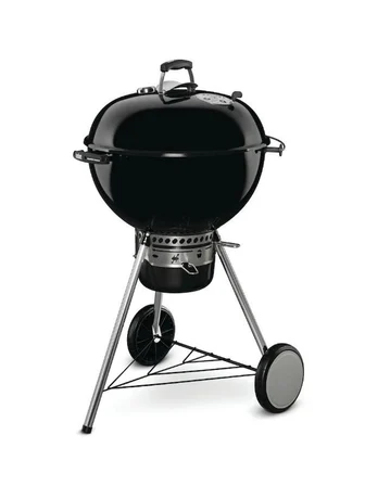 Weber Master-Touch GBS E-5750 – Parlak Siyah Emaye Paslanmaz GBS Izgara | Smoke-Vent Kontrolü | One-Touch™ Temizlik