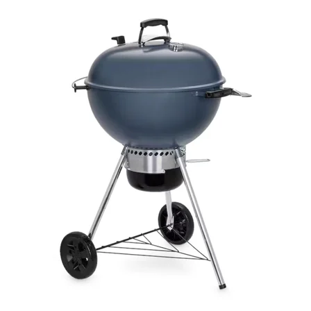 Weber Master-Touch GBS C-5750 – Slate Mavi Emaye Paslanmaz GBS Izgara | Charcoal Ring & Difüzör | One-Touch™ Temizlik