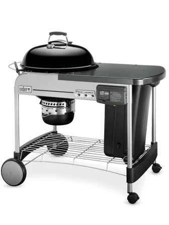 Weber Performer Deluxe GBS 57 cm Kömürlü Barbekü – Touch-N-Go Gaz Ateşleme | Katlanabilir Kova