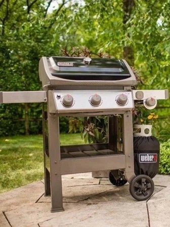 Weber Spirit II E-320 GBS Gazlı Barbekü – 3 Brülör | XL Sear Zone | 3,5 kW Yan Ocak