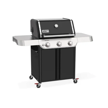 Weber Genesis® E-315 Siyah Gazlı Barbekü – 3 Brülör, Geniş Pişirme Alanı