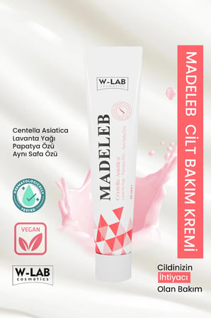 W-Lab Cosmetics Madeleb Cilt Bakım Kremi 40 ml