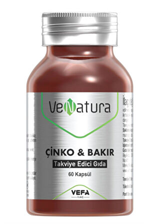Venatura Çinko & Bakır 60 Kapsül