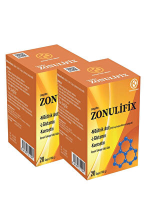 Zonulifix N-bütirik Asit, L-glutamin, Kuersetin 20 Şase - 2'li