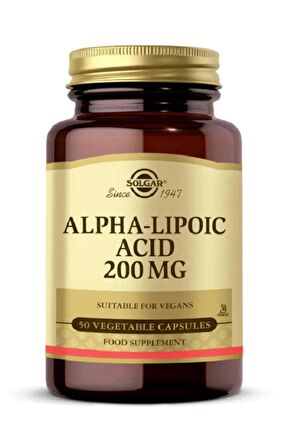 Alpha Lipoic Acid 200 Mg 50 Kapsül