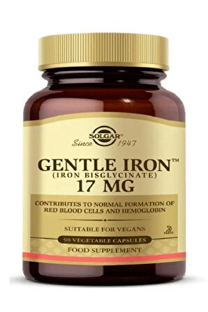 Gentle Iron 17 Mg 90 Kapsül