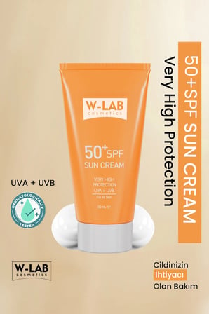 W-Lab Cosmetics Sun Cream SPF50+ Güneş Koruyucu 50 ML
