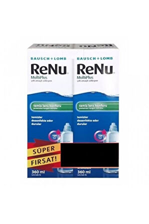 Renu Multiplus Lens Solüsyonu 360 Ml - İkili Kofre