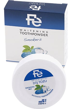 Beyazlatıcı Diş Tozu Smokers Naneli 50 gr