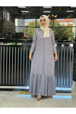Yasmin Elbise Gri