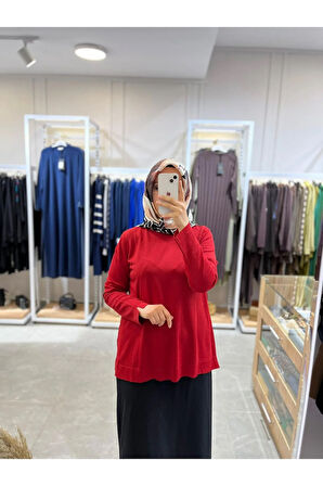 Nuss Standart Merserize Tunik 902 Kırmızı