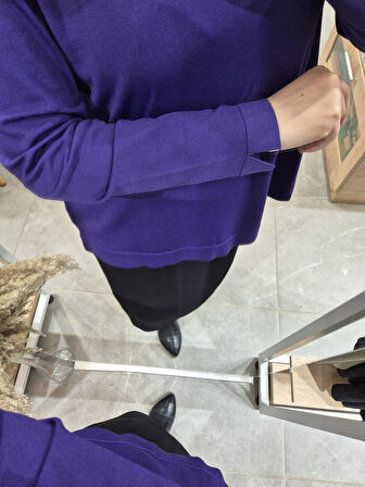 Nuss Standart Merserize Tunik 902 koyu mor