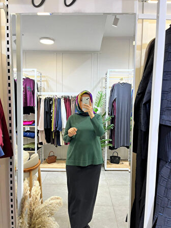 Nuss Standart Merserize Tunik 902 Yeşil