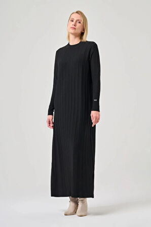 Missa Astana Merserize Elbise Siyah