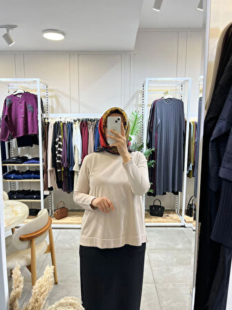 Nuss 902 Basic Merserize Tunik Bej