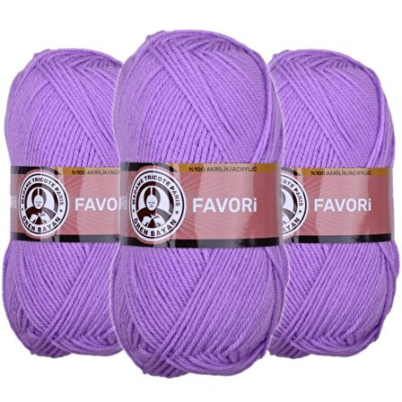 ÖrenKadın Favori Lila El Örgü İpi 056 3 Adet