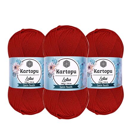 Kartopu Lotus Örgü Ipi 100 gr 101 3 Adet