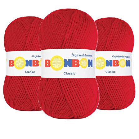 Nako Bonbon Classic Örgü Ipi 100 Gr. 98211 3 Adet