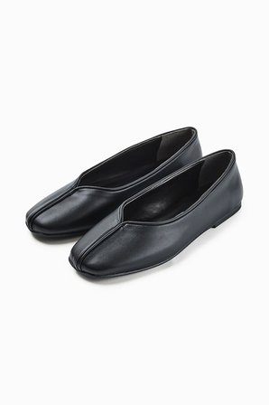 Lacivert Minimal Deri Babet