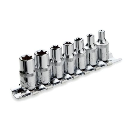 PRODHT D02065307 1/4 Star Torx Uçlu Lokma Takımı 7 Parça