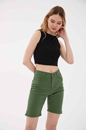 Kolsuz Crop Bluz Siyah / Black