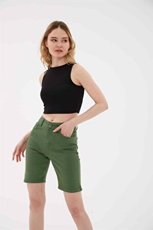 Kolsuz Crop Bluz Siyah / Black