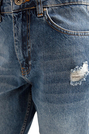 Denim Pantolon Mavi